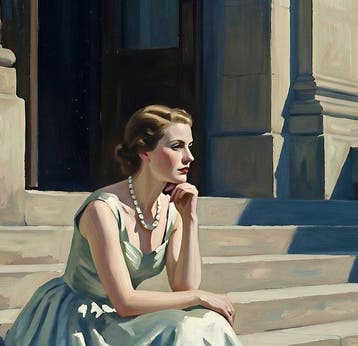 Le Yack - On the Marble Steps - œuvre unique