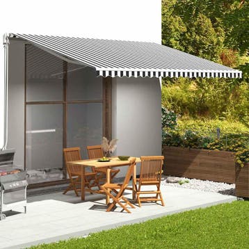vidaXL Vervangingsdoek voor luifel 500x300 cm polyester, Verzenden