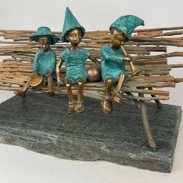 Pawe Erazmus (XX-XXI) - Melody of Childhood - bronze unicat