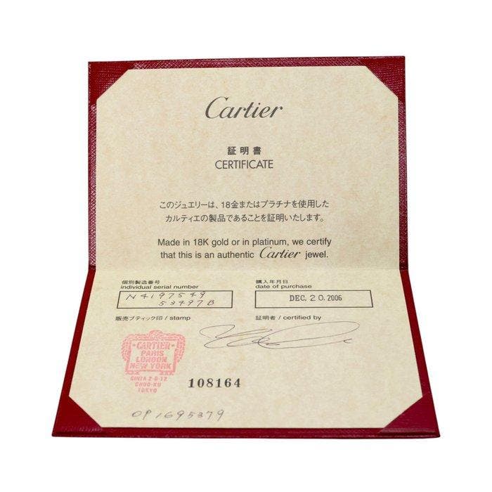 Cartier - Ring - Ballerina Solitaire Platina Diamant, Handtassen en Accessoires, Ringen