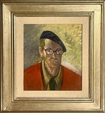 Aldo Augusto Baccinetti (1903-1990) - Autoritratto, Antiek en Kunst