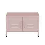 Lendo Online Table basse 68x50x44 cm Métal Rose, Maison & Meubles