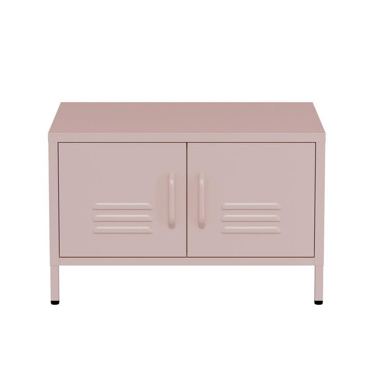 Lendo Online Table basse 68x50x44 cm Métal Rose, Maison & Meubles, Tables | Tables de salon