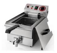 1 pans Elektrische Friteuse 1x 10L (Nieuw) 400V, Ophalen of Verzenden, Nieuw in verpakking