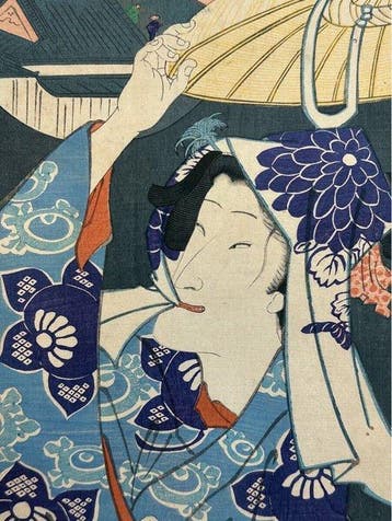 Toyohara Kunichika – Kasane and Kasumigaseki, from Edo