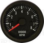 Performance Instrument Zwart Toerenteller >8000rpm, Ophalen of Verzenden, Nieuw