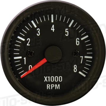 Performance Instrument Zwart Toerenteller >8000rpm, Ophalen of Verzenden, Nieuw