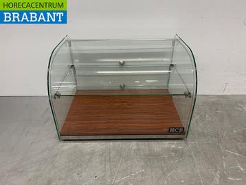 HCB Vitrine à couvercle en verre, 45 litres, 55,4 cm,, Verzenden