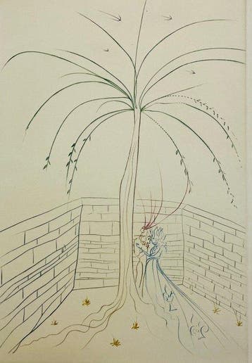 Salvador Dali (1904-1989) - La Quête du Graal – Le premier