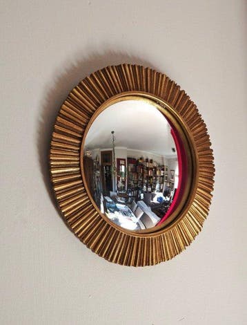 Wandspiegel- Heksenoog / Butler - Glas, Hars - Convexe, Huis en Inrichting, Nieuw