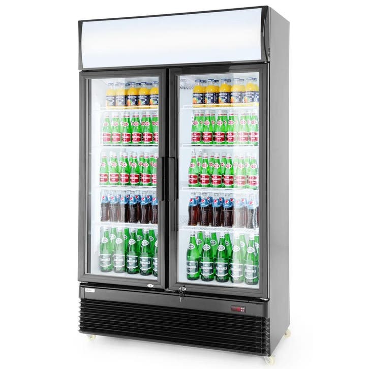 Koelkast | 618L | Zwart | +2°C/+10°C | Geforceerd |, Zakelijke goederen, Horeca | Keukenapparatuur, Nieuw in verpakking, Verzenden