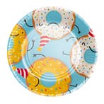 Borden Donut 23cm 8st, Hobby en Vrije tijd, Feestartikelen, Verzenden, Nieuw