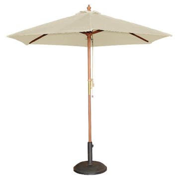 Parasol creme rond 2,5 meter | 2,37(h) x 2,5(Ø)m Bolero, Articles professionnels, Verzenden