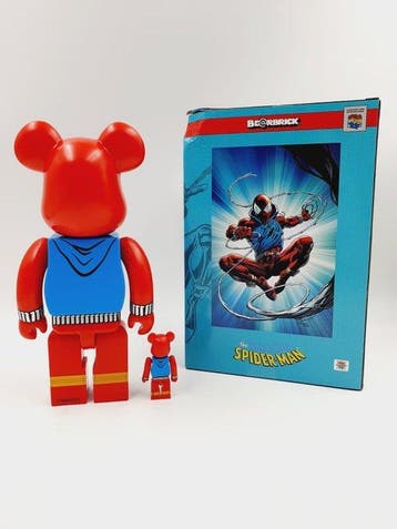 Marvel X Medicom Toy - Be@rbrick Spider Man Scarlet Spider