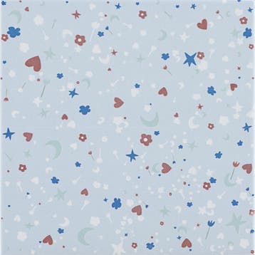 22,3X22,3 AGATHA CONFETTI 21 CELESTE Mat, Ophalen of Verzenden