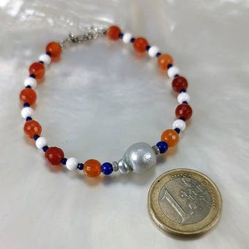 Zonder minimumprijs - Armband Zilver Parel - Gemengde, Nieuw