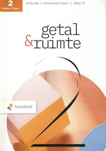 deel 1 vmbo-t/havo / Getal & Ruimte / Antwoorden, Verzenden, Zo goed als nieuw, J.H. Dijkhuis