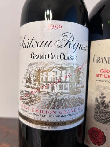 1989 Chateau Ripeau; 1990 Chateau Grand-Corbin-Despagne;, Verzamelen, Nieuw
