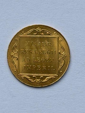 Nederland. Wilhelmina. Gouden Enkele Dukaat 1917