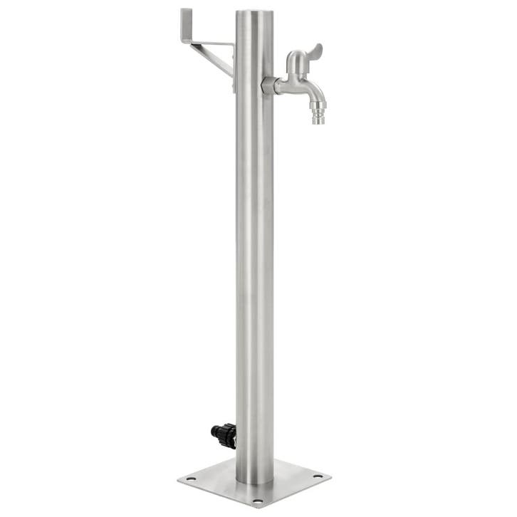 vidaXL Tuinwaterkolom rond 65 cm roestvrij staal, Jardin & Terrasse, Jardin & Terrasse Autre, Envoi