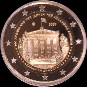 Griekenland. 2 Euro 2026 100 years from the foundation of