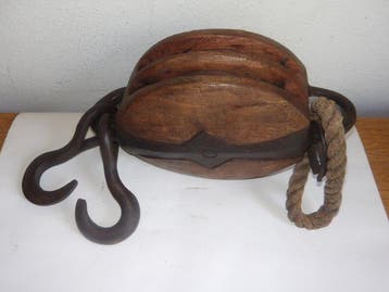 Maritieme objecten - hout smeedijzer