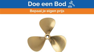 Bieden: Vetus P3B-18X15R Propeller 3-Blade Brass Right Hand, Ophalen of Verzenden, Nieuw