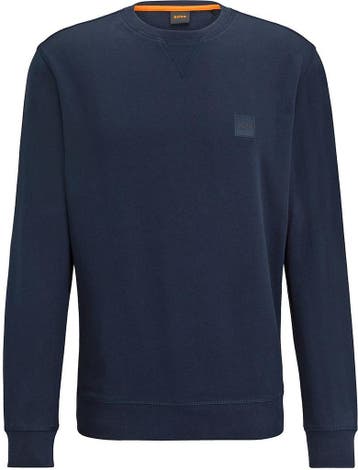 BOSS Sweater Westart Navy maat Maat 52/54 (L) Heren, Verzenden