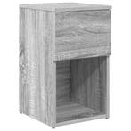 vidaXL Bedkast Grijs sonoma 29 x 31,5 x 49 cm Bewerkt hout, Verzenden, Nieuw