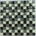 Wand Mozaïek Tegels Factory Glas Zwart Mix - Matje 30x30cm, Ophalen of Verzenden, Wandtegels