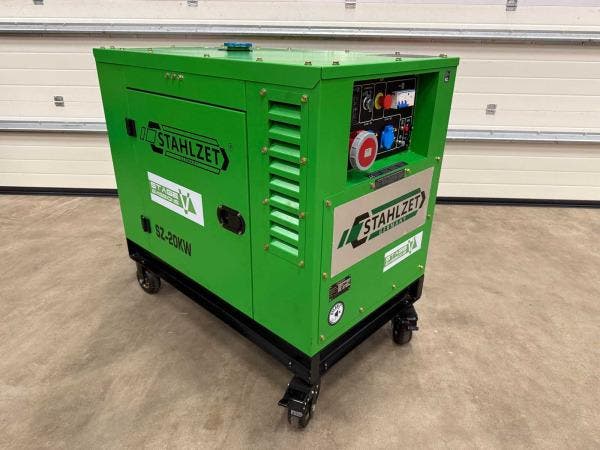 Veiling - Stahlwerk SZ-20K Diesel generator stage V 20kVA 23, Zakelijke goederen, Machines en Bouw | Aggregaten