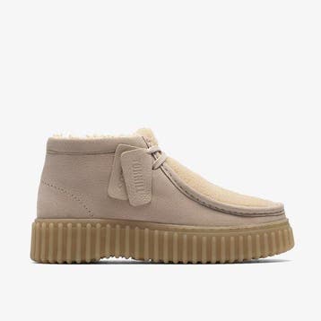 CLARKS Torhill Moss Dames Veterschoenen - Sand Wlined Maa..., Verzenden, Nieuw