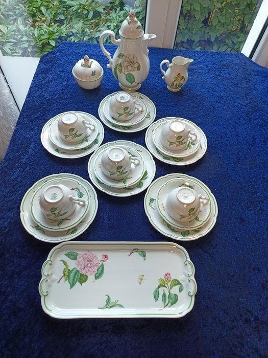 Koffie- en theeservies (22) - Porselein, Antiek en Kunst, Antiek | Meubels | Tafels