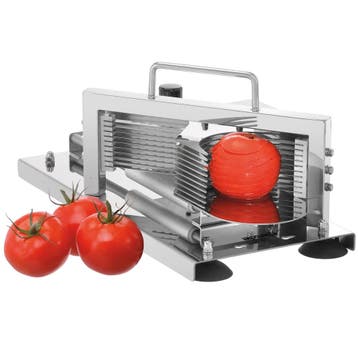 Tomatensnijder | RVS | Schijfdikte 5.5mm | 197x450x195(h)mm, Verzenden, Nieuw in verpakking