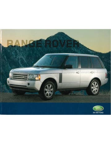 2010 RANGE ROVER BROCHURE NEDERLANDS, Nieuw