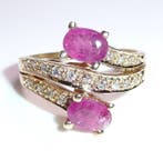 Ring - 14 karaat Geel goud - 2.20ct. tw. Diamant, Nieuw
