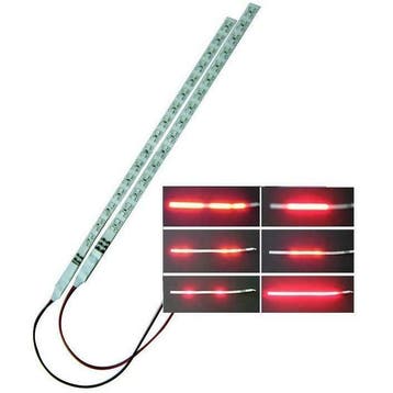 LED Knight Rider strip - ROOD - 30 cm - 12 volt, Verzenden, Nieuw