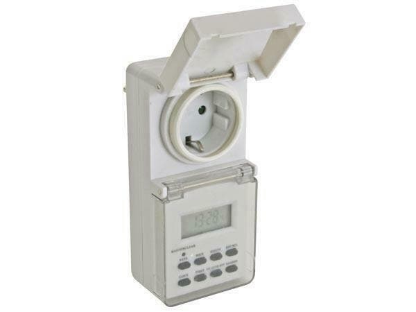 Digitale weektimer - outdoor - IP44, Doe-het-zelf en Bouw, Elektriciteit en Kabels, Kabel of Snoer, Verzenden
