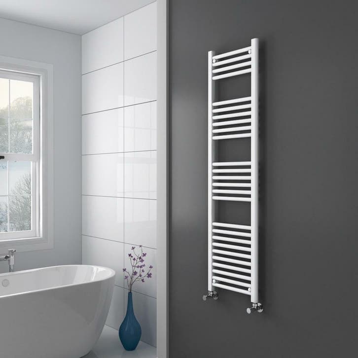 Sanifun handdoekradiator Medina Electro 1732 x 400 Wit, Bricolage & Construction, Chauffage & Radiateurs