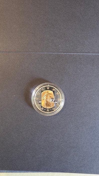 Frankrijk. 5 Euro 2004 La Semeuse Proof, Postzegels en Munten, Munten | Europa | Niet-Euromunten