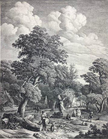 Philips Wouwerman, inc. Jean Moyreau (1691-1762) - Les