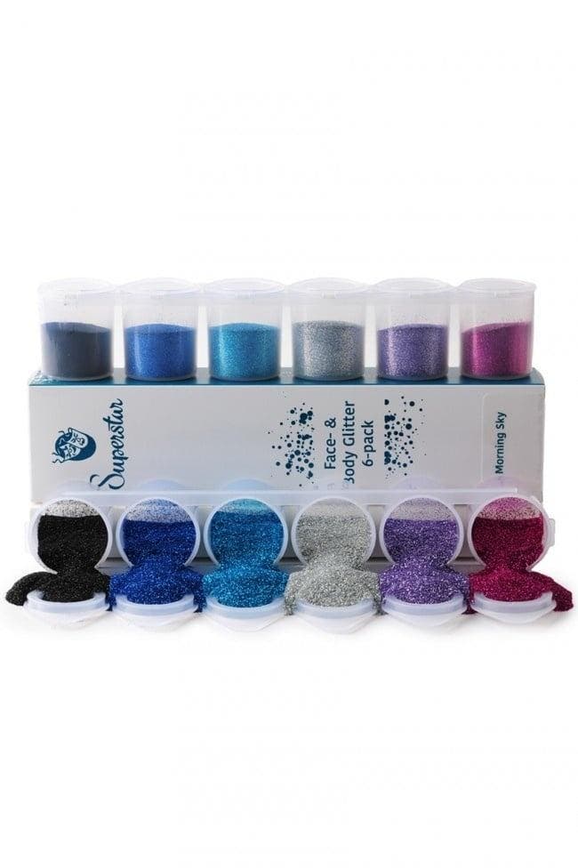 Gekleurde Glitters 6st, Hobby & Loisirs créatifs, Articles de fête, Envoi