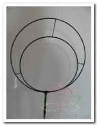 Metalen frame Ellips 30 cm zonder voet, Huis en Inrichting, Woonaccessoires | Kunstplanten en Kunstbloemen, Nieuw