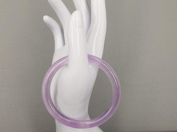 Natuurlijke edelsteen Lavendelmaanskwarts / Cirkel: 20 cm -, Collections, Minéraux & Fossiles