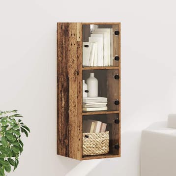 vidaXL Wandkast 35 x 37 x 102 cm Bewerkt hout Oud Hout, Verzenden, Nieuw