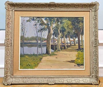 Antonio Sadurní (1927–2014) - Walk along Lake Banyoles