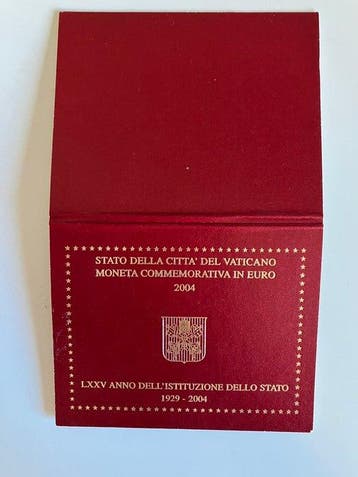 Vaticaan. 2 Euro 2004/2006 (3 monete) (Zonder minimumprijs), Postzegels en Munten