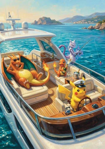 ANDSAL MCMXCI - Pokémon on yacht vaction time & Las Vegas
