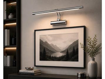 Veiling - 2 x LED Spiegel-/Schilderijlamp 12W – Chroom –