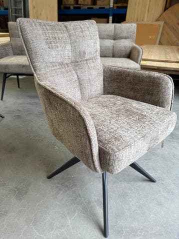 Luuk armstoel, draaiend + return (nieuw, A-keuze), Huis en Inrichting, Stoelen, Nieuw